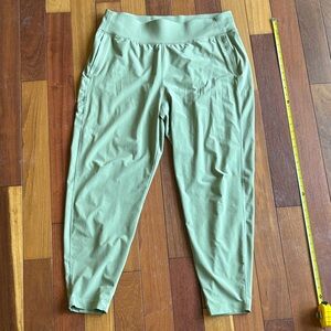 Athleta Olive Green Run With It Joggers